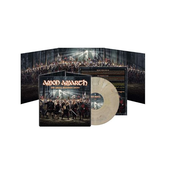 Cover for Amon Amarth · Great Heathen Army (LP) [Colored Marble edition] (2022)