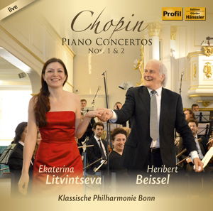 Cover for Beethoven / Litvintseva / Klassiche Philharmonie · Chopin: Piano Concertos Nos. 1 &amp; 2 (CD) (2016)