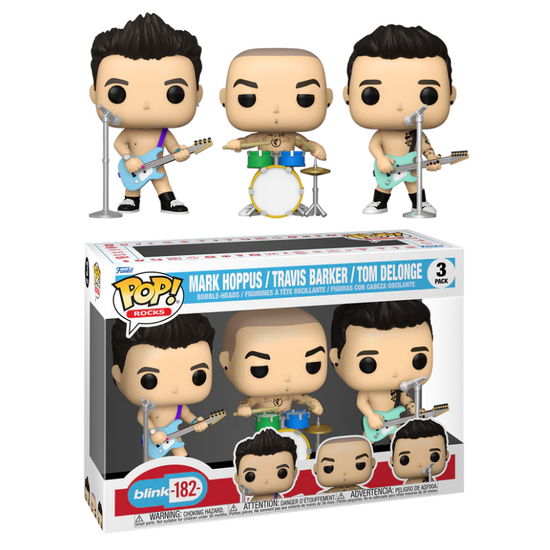 Blink-182 - Pop! 3pk - Funko Pop! Rocks: - Koopwaar - Funko - 0889698678377 - 22 oktober 2022