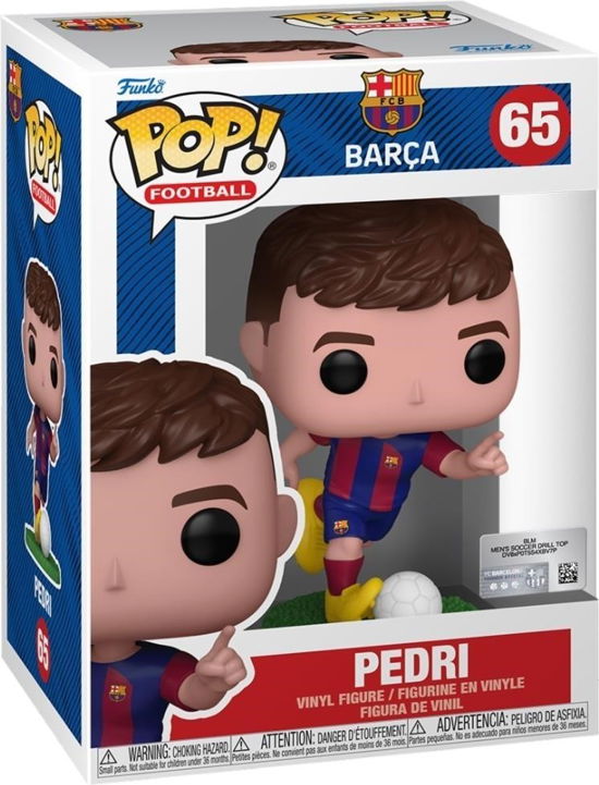 Pop European Football League Barcelona Pedri - Funko Pop Sports - Produtos - Funko - 0889698722377 - 27 de março de 2024