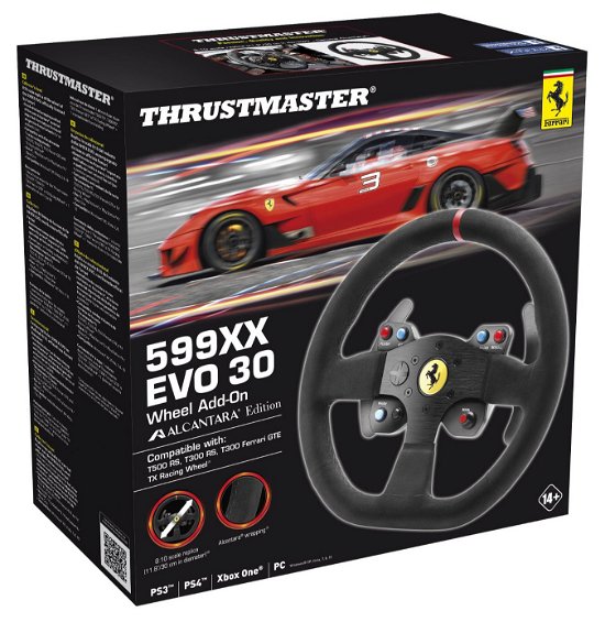Thrustmaster 599XX Evo 30 Wheel Add-On Alcantara Edition - Thrustmaster - Jogo -  - 3362934001377 - 21 de fevereiro de 2020