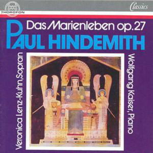 Hindemith / Lenz-kuhn,veronica · Das Marienleben (CD) (1994)