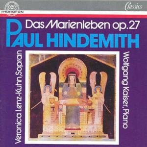 Cover for Hindemith / Lenz-kuhn,veronica · Das Marienleben (CD) (1994)