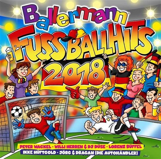 Ballermann Fußball Hits 2018 - V/A - Böcker - GOLDAMMER - 4005902508377 - 11 maj 2018