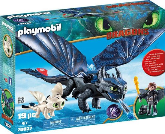 Cover for Playmobil · DreamWorks Dragons - Hiccup and Toothless with Baby Dragon (Leketøy) (2019)
