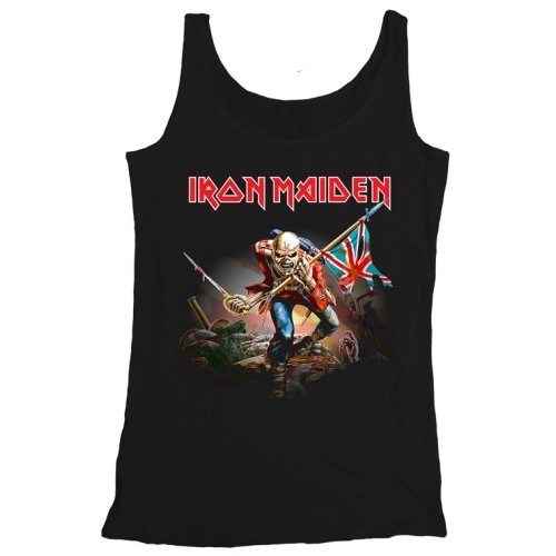 Iron Maiden Unisex Vest Tee: Trooper - Iron Maiden - Koopwaar - Global - Apparel - 5055295365377 - 