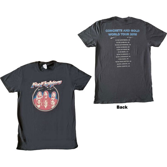 Cover for Foo Fighters · Foo Fighters Unisex T-Shirt: Classic Photo (Black) (Back Print &amp; Ex-Tour) (T-shirt) [size S] (2022)