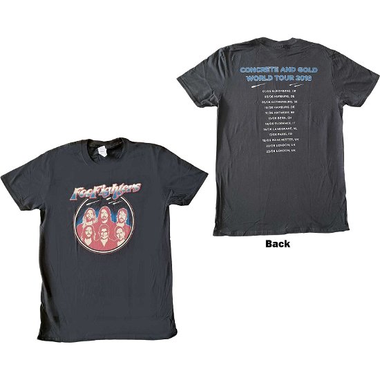 Foo Fighters Unisex T-Shirt: Classic Photo (Ex-Tour & Back Print) - Foo Fighters - Koopwaar -  - 5056561041377 - 