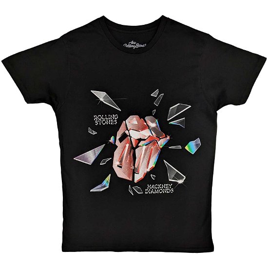 The Rolling Stones Unisex T-Shirt: Hackney Diamonds Explosion - The Rolling Stones - Koopwaar -  - 5056561096377 - 