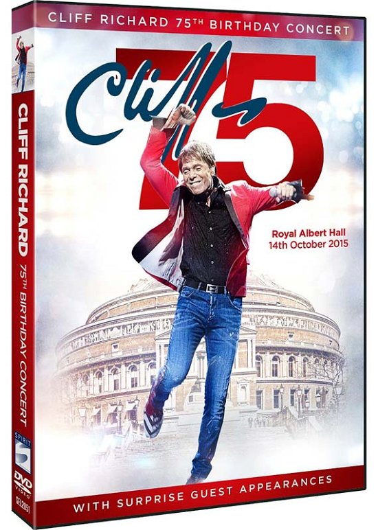Cover for Cliff Richard · 75th Birthday Concert at The Royal Albert Hall (DVD) (2015)
