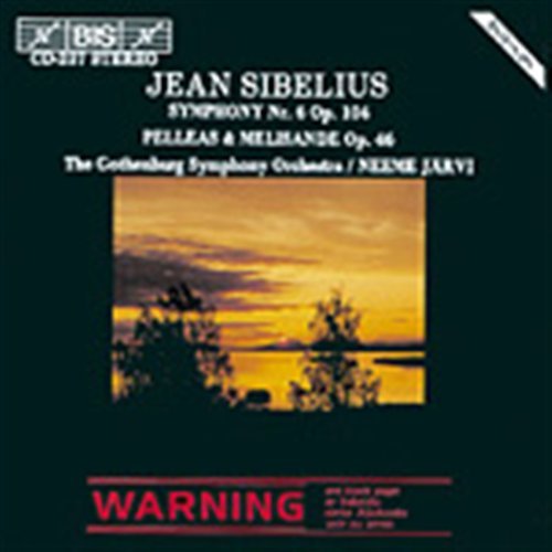 Symphony 6 - Sibelius / Jarvi / Gothenberg Symphony - Musikk - BIS - 7318590002377 - 19. april 1993