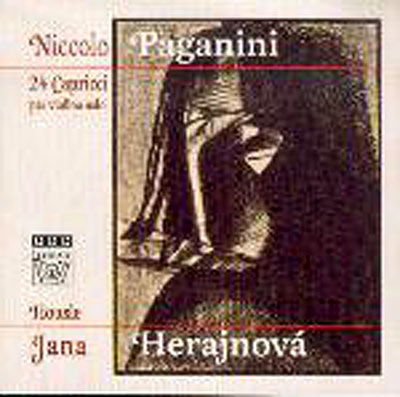 Cover for Jana - Violin Herajnova · Paganini - 24 Caprices for Violin Solo (CD)