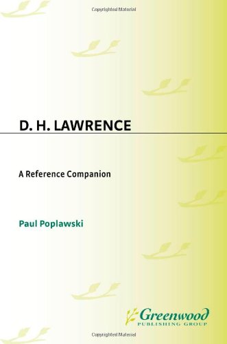 Cover for Paul Poplawski · D. H. Lawrence: A Reference Companion (Hardcover Book) (1996)