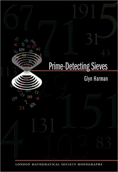 Cover for Glyn Harman · Prime-Detecting Sieves (LMS-33) - London Mathematical Society Monographs (Hardcover Book) (2007)