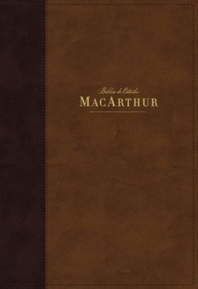 Cover for Vida · NBLA Biblia de Estudio MacArthur, Leathersoft, Café, Interior a dos colores (Imitation Leather Bo) (2021)