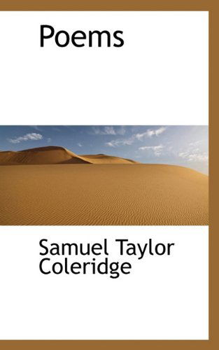 Cover for Samuel Taylor Coleridge · Poems (Hardcover Book) (2009)