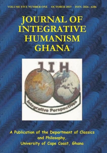 Cover for Ghana Departm University of Cape Coast · Journal of Integrative Humanism Vol. 5 No. 1 (Paperback Book) (2015)