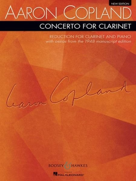 Cover for Aaron Copland · Klarinettenkonzert.BHI2300026 (Book)