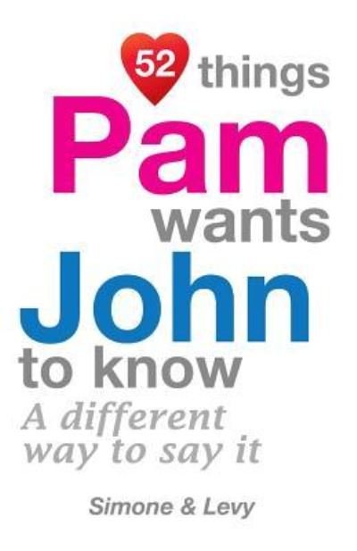 Cover for Simone · 52 Things Pam Wants John To Know (Paperback Book) (2014)