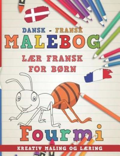 Cover for Nerdmediada · Malebog Dansk - Fransk I L (Taschenbuch) (2018)