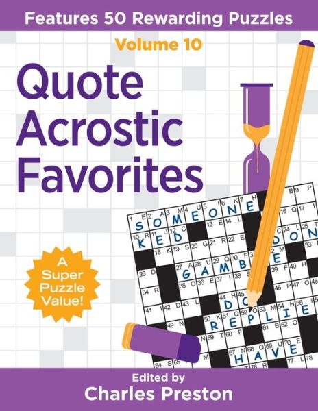 Cover for Charles Preston · Quote Acrostic Favorites (Paperback Book) (2021)