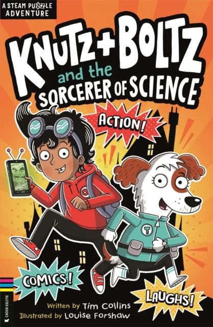 Cover for Tim Collins · Knutz and Boltz and the Sorcerer of Science: A STEAM Puzzle Adventure - Adventures of Knutz and Boltz (Paperback Book) (2024)