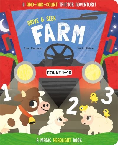 Cover for Jenny Copper · Drive &amp; Seek Farm - A Magic Find &amp; Count Adventure - Drive &amp; Seek - Magic Headlight Books (Board book) (2024)