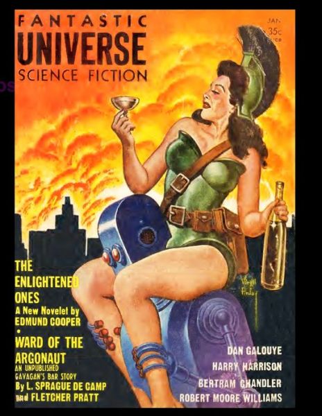 Cover for Hans Stefan Santesson · FANTASTIC UNIVERSE, JANUARY 1959 Vol. 11, No. 1 (Book) (2022)