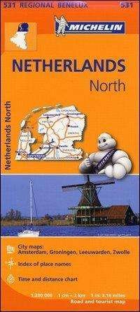 Cover for Michelin · Michelin Regional Maps Benelux: Holland North (Gebundenes Buch) (2018)