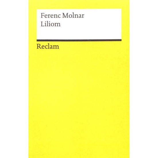 Reclam UB 09937 Molnar.Liliom - Franz Molnar - Books -  - 9783150099377 - 