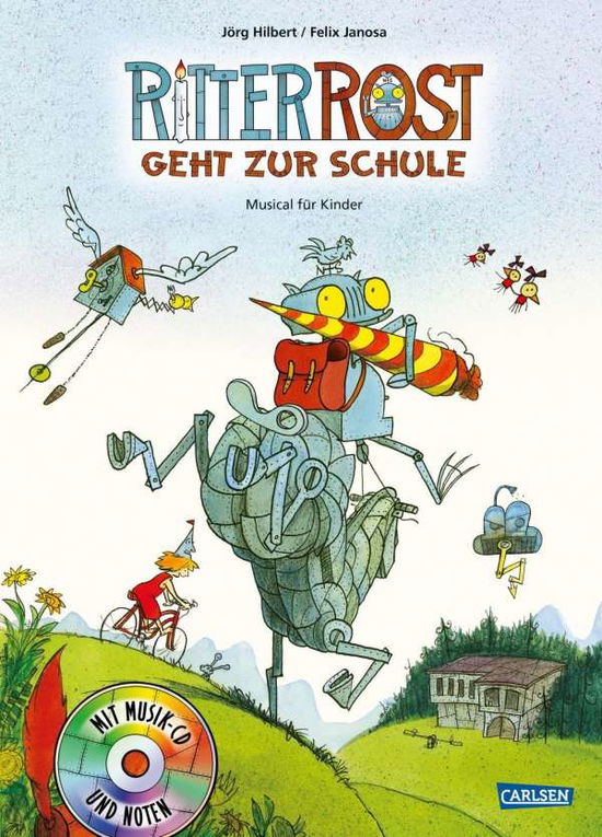 Cover for Hilbert · Ritter Rost geht.Schule.m.CD (Book)