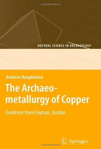 Cover for Andreas Hauptmann · The Archaeometallurgy of Copper: Evidence from Faynan, Jordan - Natural Science in Archaeology (Paperback Book) [Softcover reprint of hardcover 1st ed. 2007 edition] (2010)