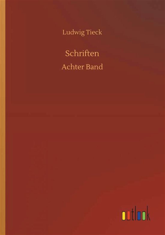 Cover for Tieck · Schriften (Buch) (2018)