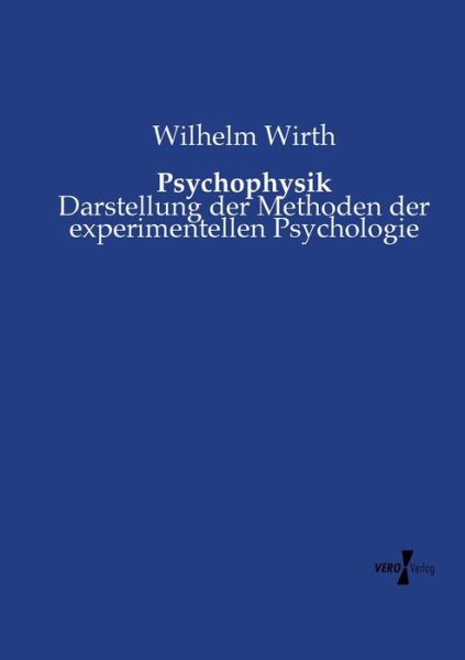 Cover for Wilhelm Wirth · Psychophysik (Paperback Book) (2019)
