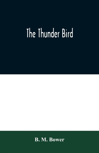 Cover for B M Bower · The Thunder Bird (Paperback Bog) (2020)