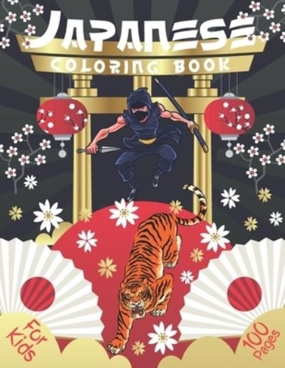 Japanese Coloring Book - Jh Publication - Bøker - Independently Published - 9798587013377 - 26. desember 2020