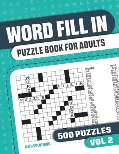 Word Fill In Puzzle Book for Adults - Visupuzzle Books - Książki - Independently Published - 9798713689377 - 25 lutego 2021