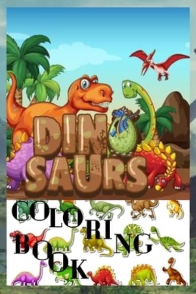 Cover for Abdo Abdo · Dinosaur coloring book (Paperback Book) (2021)