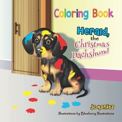 Cover for Jc Konitz · Herald, the Christmas Dachshund: Coloring Book (Paperback Bog) (2022)