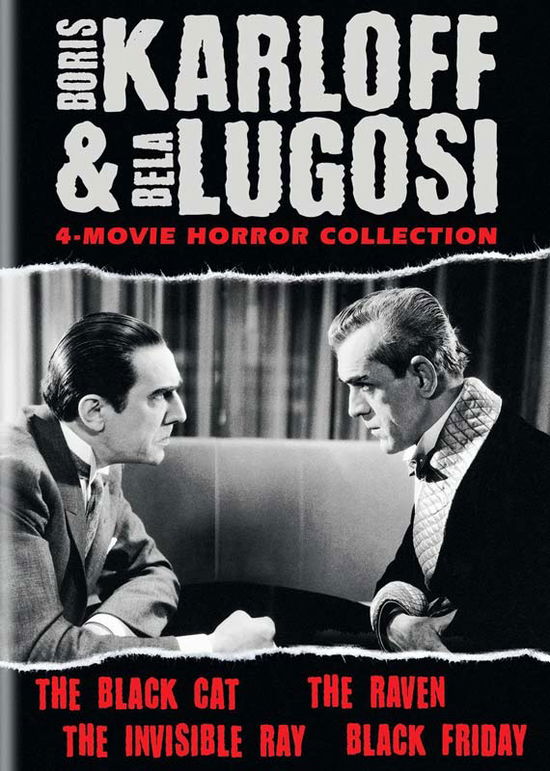 Cover for Boris Karloff &amp; Bela Lugosi Horror Classics Coll (DVD) (2018)