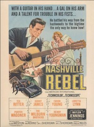 Cover for Waylon Jennings · Nashville Rebel (DVD) (2005)