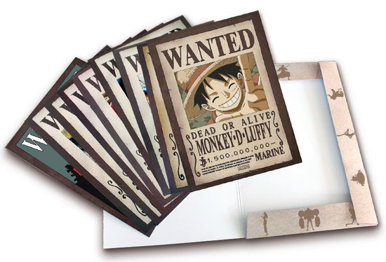 Vers. Wanddekorationen · ONE PIECE - Portfolio 9 posters wanted Luffys cre (MERCH) (2019)