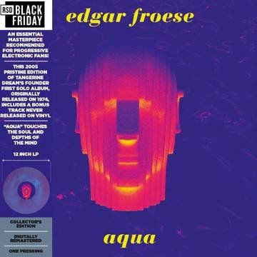 Aqua (Marble Blue / White Vinyl) - Edgar Froese - Muziek - CULTURE FACTORY - 3700477835378 - 25 november 2022