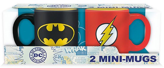 Cover for Dc Comics: ABYstyle · Batman &amp; Flash (Set 2 Espresso Mugs 110 ml / Set 2 Tazzine) (MERCH)