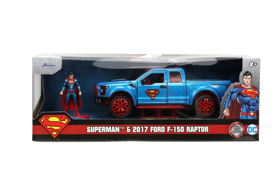 Dc Comics: Jada Toys - Superman 2017 Ford F-150 Raptor In 1:32 Scale With Charac - Jada - Mercancía - Dickie Spielzeug - 4006333081378 - 9 de enero de 2024