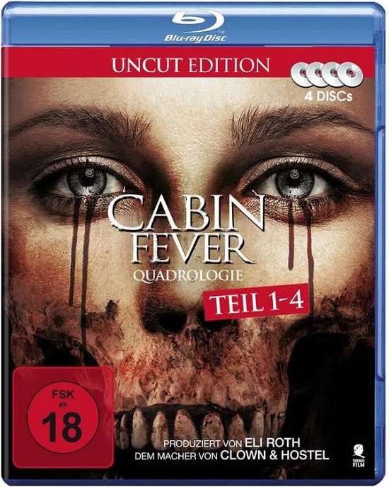 Cover for Eli Roth,ti West,kaare Andrews,travis Zariwny · Cabin Fever - Quatrologie  [4 BRs] (Blu-ray) (2017)