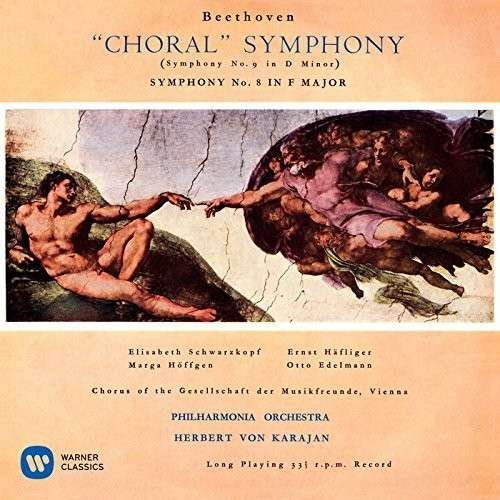 Beethoven: Symphony No.9 & 8 - Herbert Von Karajan - Musikk - WARNER - 4943674168378 - 20. august 2014