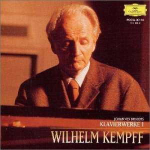 Brahms: Klavierwerke Vol 1 - Wilhelm Kempff - Musiikki - UNIVERSAL - 4988005211378 - keskiviikko 3. joulukuuta 2008