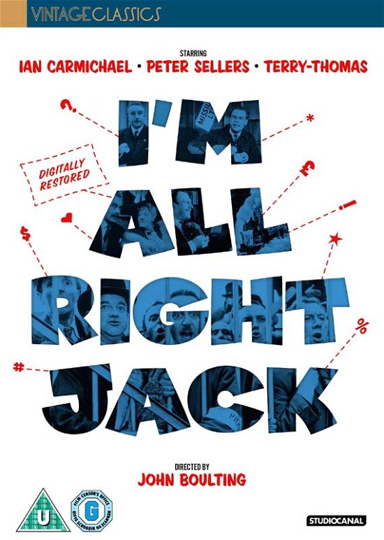 Cover for John Boulting · Im Alright Jack (DVD) (2015)