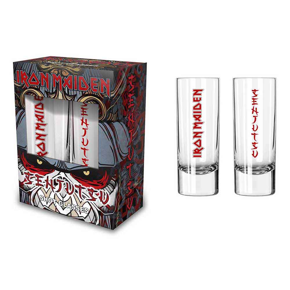 iron maiden shot glass